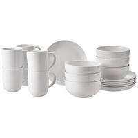 KAFFEESERVICE LILYBET 18-teilig  - Weiss, Basics, Keramik - Novel