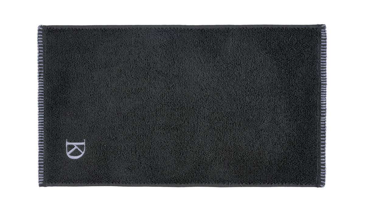RUČNÍK PRO HOSTY, 30/50 cm, antracitová - antracitová, Konvenční, textil (30/50cm) - Dieter Knoll