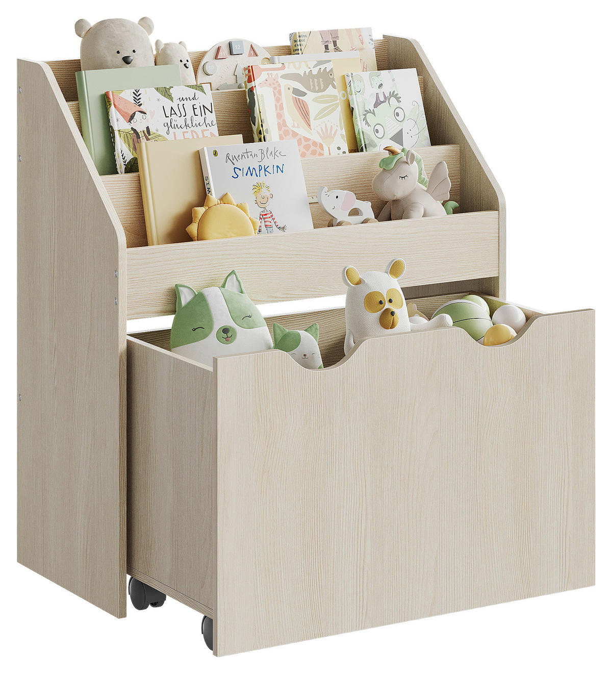 KINDERREGAL 62,5/70,2/29,5 cm  - Beige, MODERN, Holzwerkstoff (62,5/70,2/29,5cm) - MID.YOU