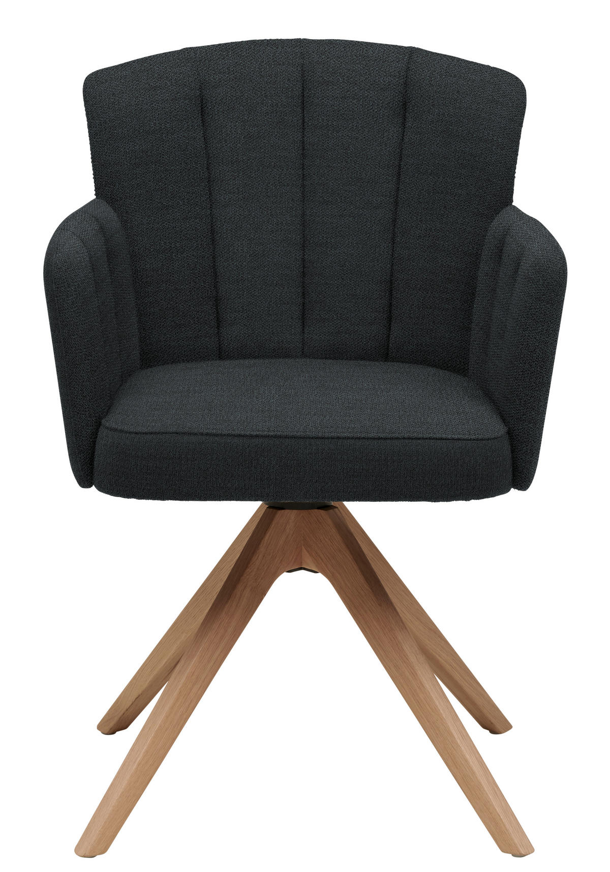 ARMLEHNSTUHL in Holz, Textil Dunkelblau  - Dunkelblau, Design, Holz/Textil (58/83/62cm) - Venjakob