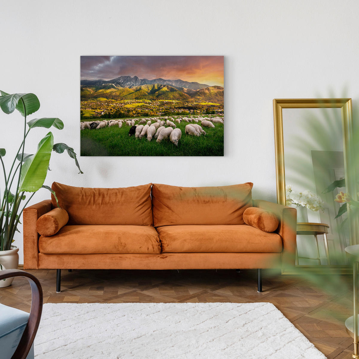 LEINWANDBILD Landschaft & Natur 70/100 cm  - Multicolor, Basics, Holz/Textil (70/100cm)