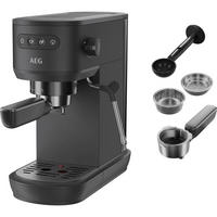 ESPRESSOMASCHINE Design Collection  - Schwarz, Basics, Metall (14,8/40,1/30,6cm) - AEG