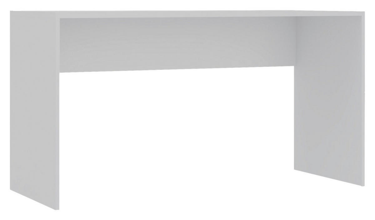 SCHREIBTISCH 135/73/54,4 cm  in Weiss  - Weiss, Konventionell, Holzwerkstoff (135/73/54,4cm) - Hom`in