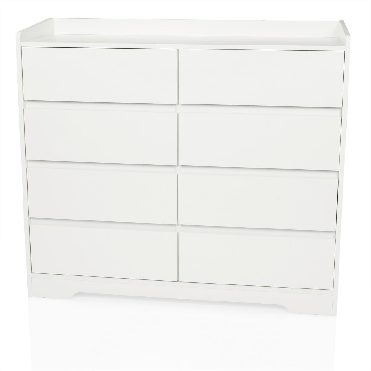 BYRÅ 110/98,5/38 cm  - vit, Modern, trämaterial (110/98,5/38cm) - MID.YOU