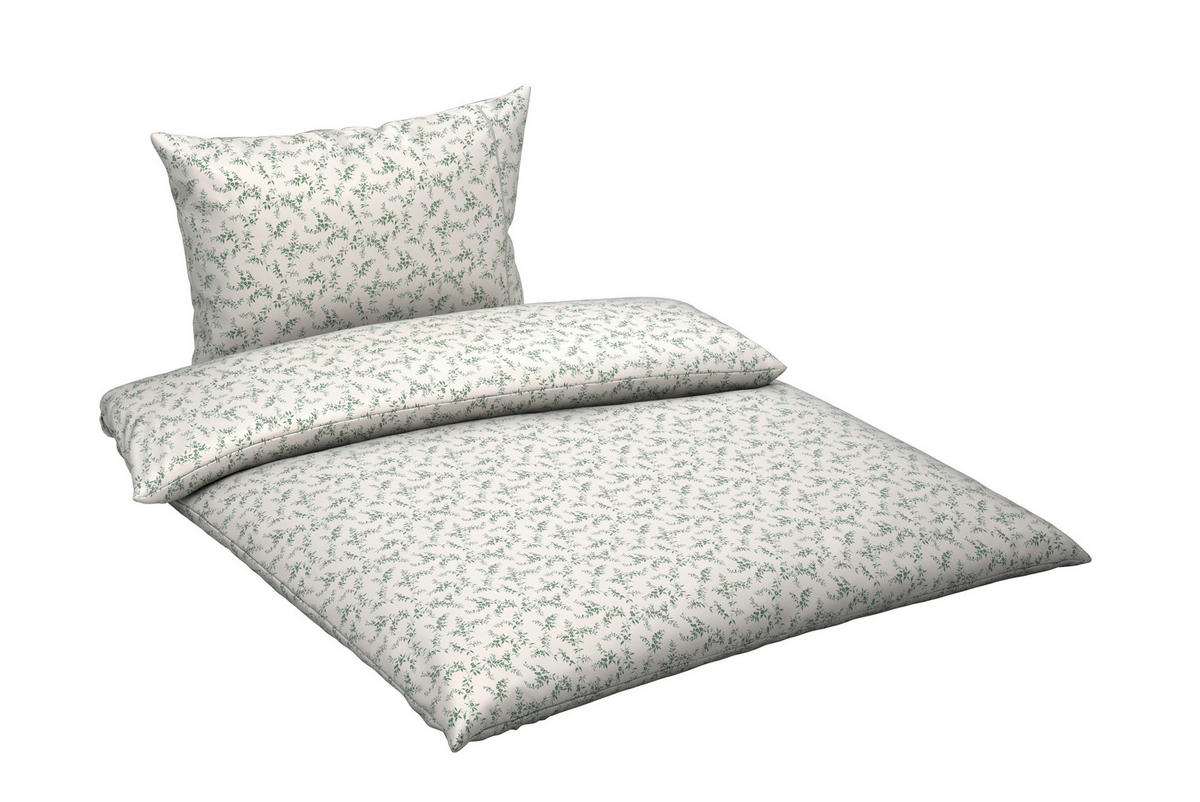 POSTELJNINA Mavie 200/200 cm saten zelena  - zelena, Konvencionalno, tekstil (200/200cm) - Esposa