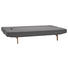 SCHLAFSOFA Grau - Eichefarben/Grau, Design, Holz/Textil (200/81/110cm) - Innovation
