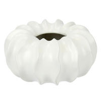 VASE  - Weiß, Basics, Keramik (16/8,5/16cm)