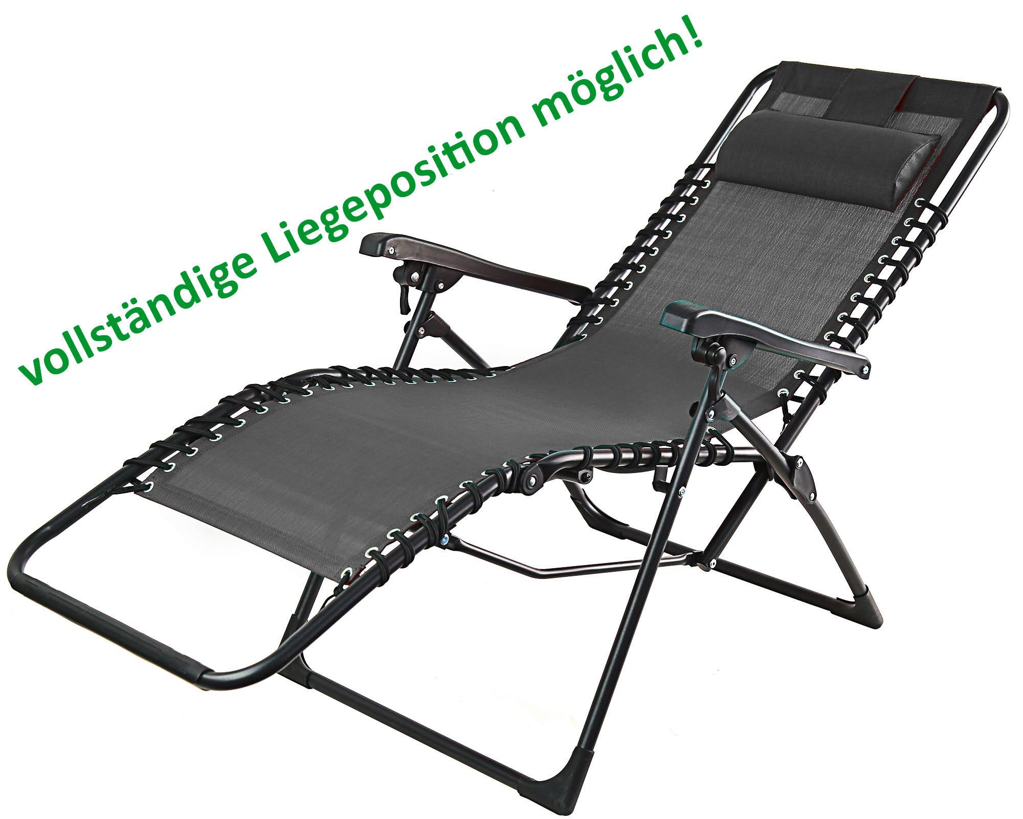 BÄDERLIEGE 84/109/65 cm  - Anthrazit, Basics, Kunststoff (84/109/65cm) - Ambia Garden