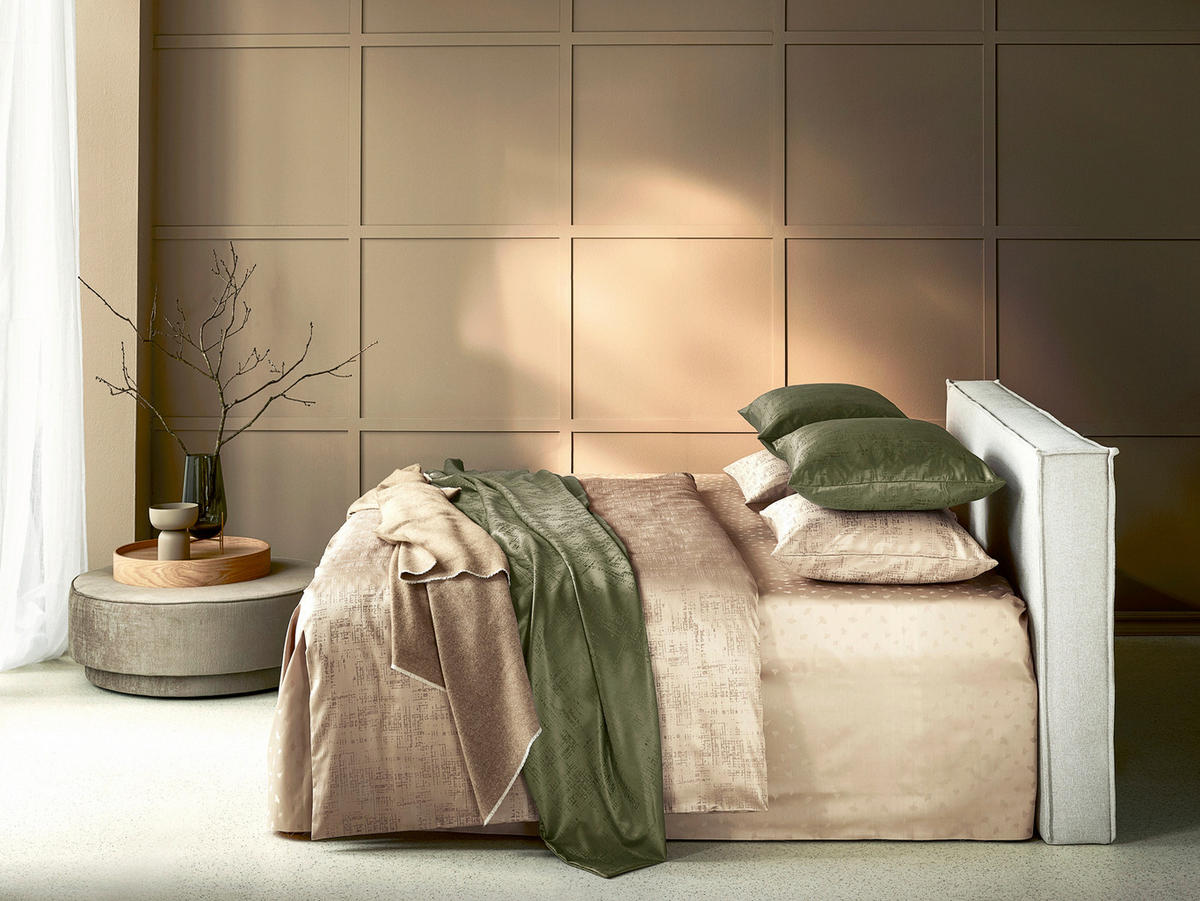 BETTWÄSCHE Damast 140/200 cm  - Dunkelgrün, Basics, Textil (140/200cm) - Curt Bauer