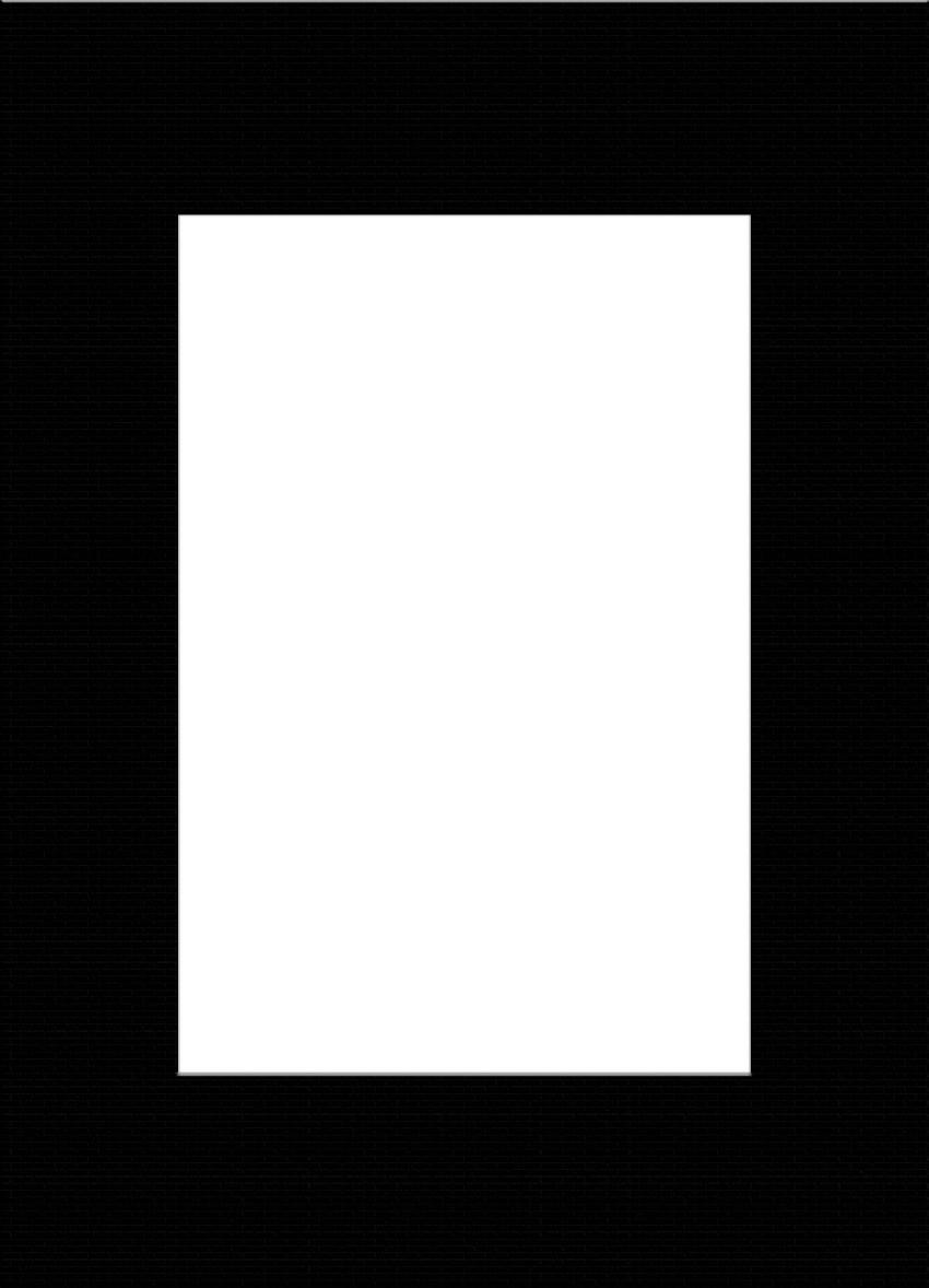 PASSEPARTOUT in Schwarz  - Schwarz, Basics, Papier (13/18/0,1cm)