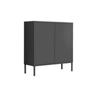 KOMMODE Mailand Typ 4 + MF  in 79/86/33 cm  - Anthrazit, MODERN, Holzwerkstoff/Metall (79/86/33cm) - MID.YOU
