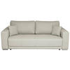 SCHLAFSOFA in Struktur Beige  - Chromfarben/Beige, Design, Kunststoff/Textil (238/77/108cm) - P & B