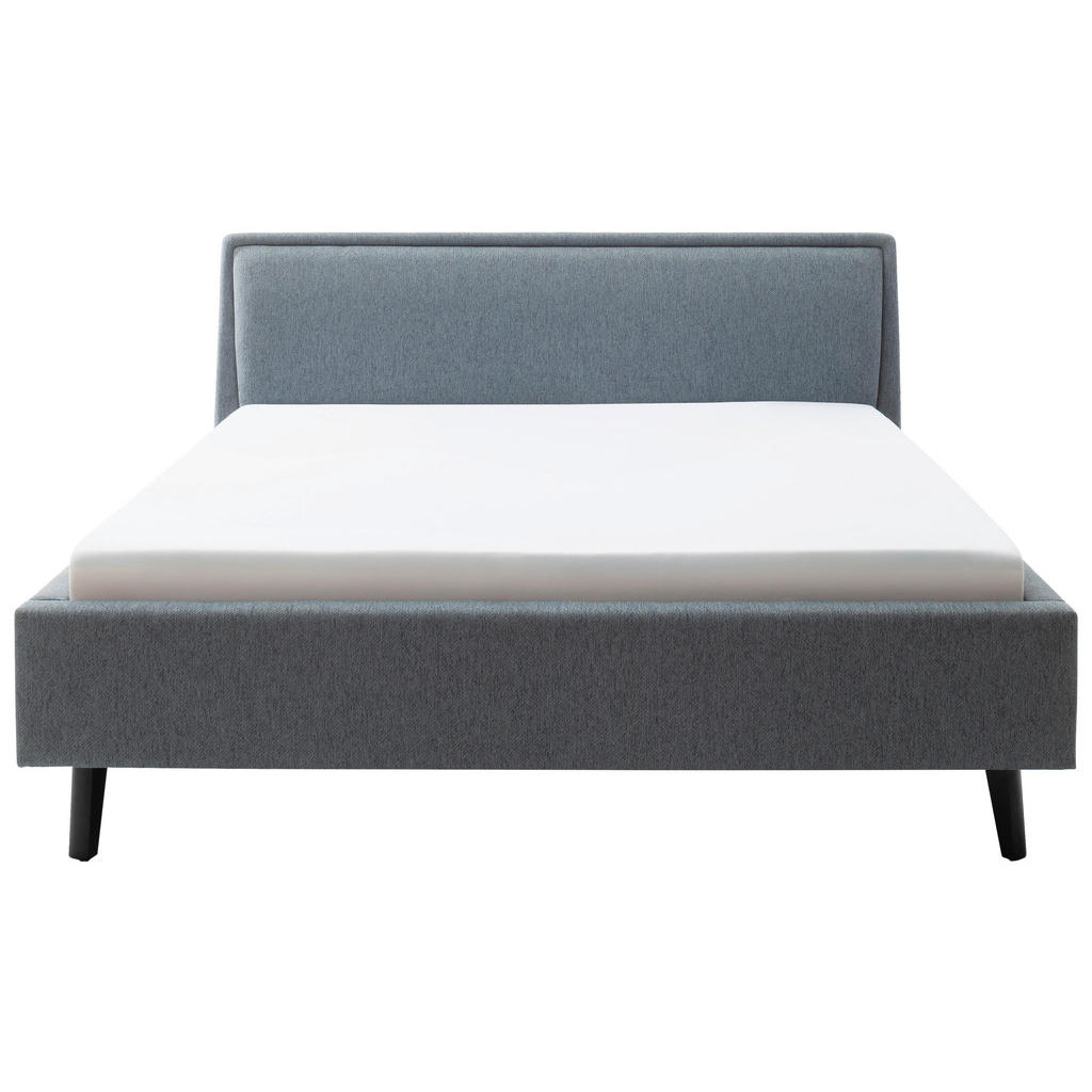 Thumbnail - Livetastic Polsterbett Frieda, Blau, Textil, Esche, massiv, 140x200 cm, Reach, Schlafzimmer, Betten, Polsterbetten