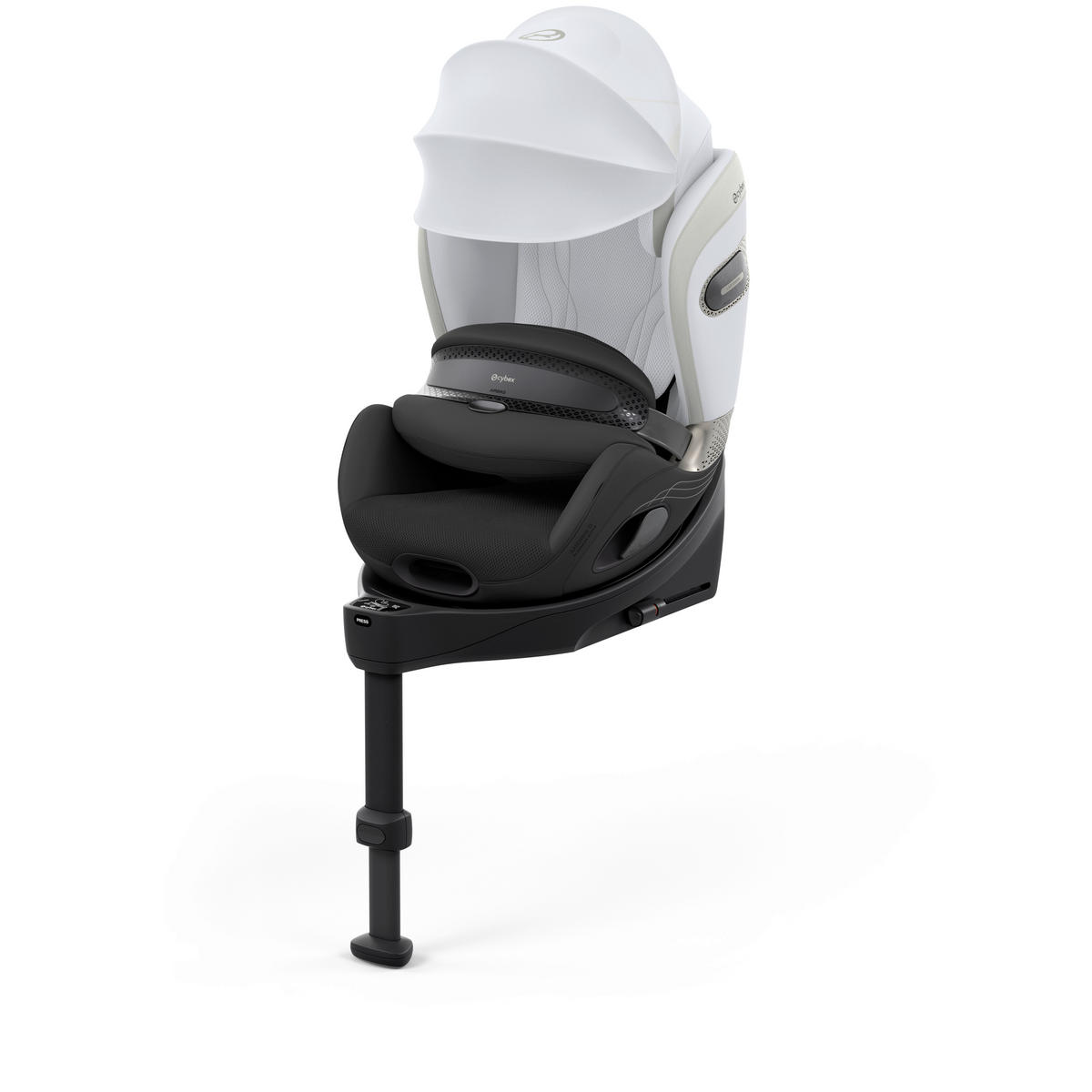 KINDERAUTOSITZ Anoris Si Style Misty Grey  - Hellgrau, Basics, Kunststoff/Textil (61/45/60cm) - cybex PLATINUM