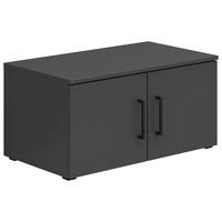 AUFSATZSCHRANK 70/35/40 cm  in  - Schwarz/Graphitfarben, MODERN, Holzwerkstoff/Kunststoff (70/35/40cm) - Carryhome
