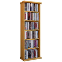 CD-Regal in Buchefarbe - Buchefarben, Konventionell, Holzwerkstoff (31/91,5/18cm) - MID.YOU