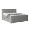 BOXSPRINGBETT 180/200 cm  in Silberfarben  - Silberfarben/Schwarz, MODERN, Karton/Holzwerkstoff (180/200cm) - MID.YOU