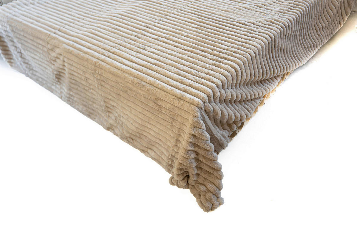 ÁGYTAKARÓ  - ezüstszínű, Basics, textil (230/4/250cm)