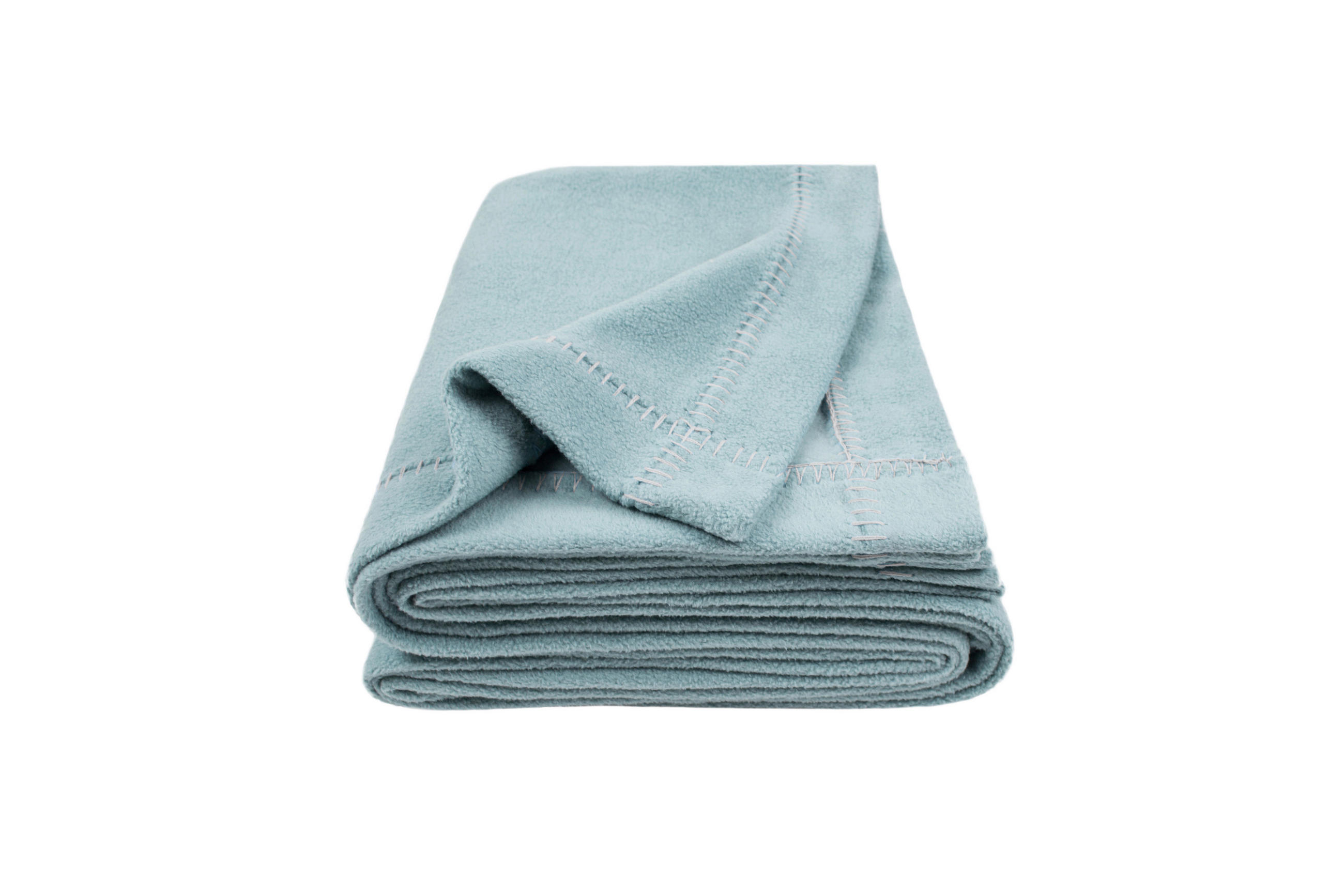 FLEECEDECKE Soft Greeny 140/190 cm  - Hellblau, KONVENTIONELL, Textil (140/190cm) - Zoeppritz