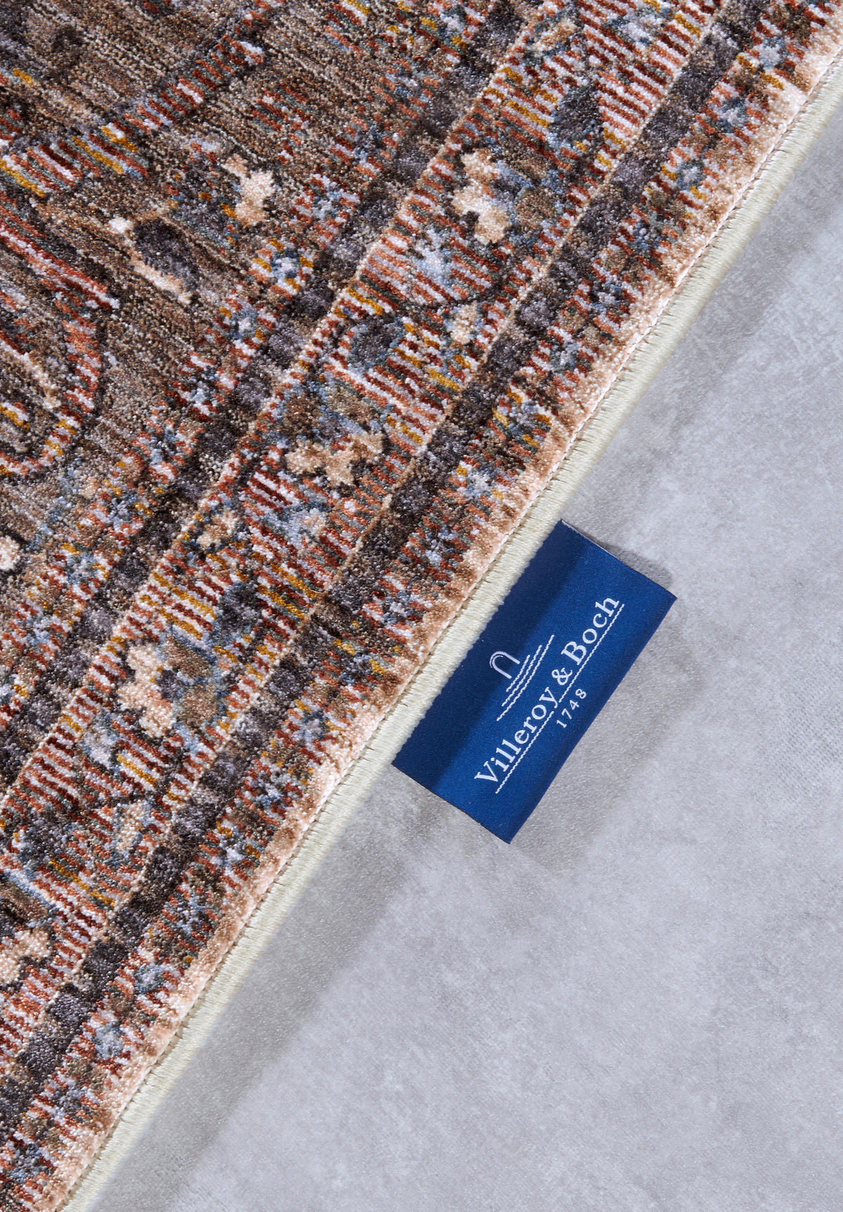 FLACHWEBETEPPICH 160/225 cm Kollektion 1871 Multicolor, Kupferfarben  - Multicolor/Kupferfarben, Design, Kunststoff (160/225cm) - Villeroy & Boch