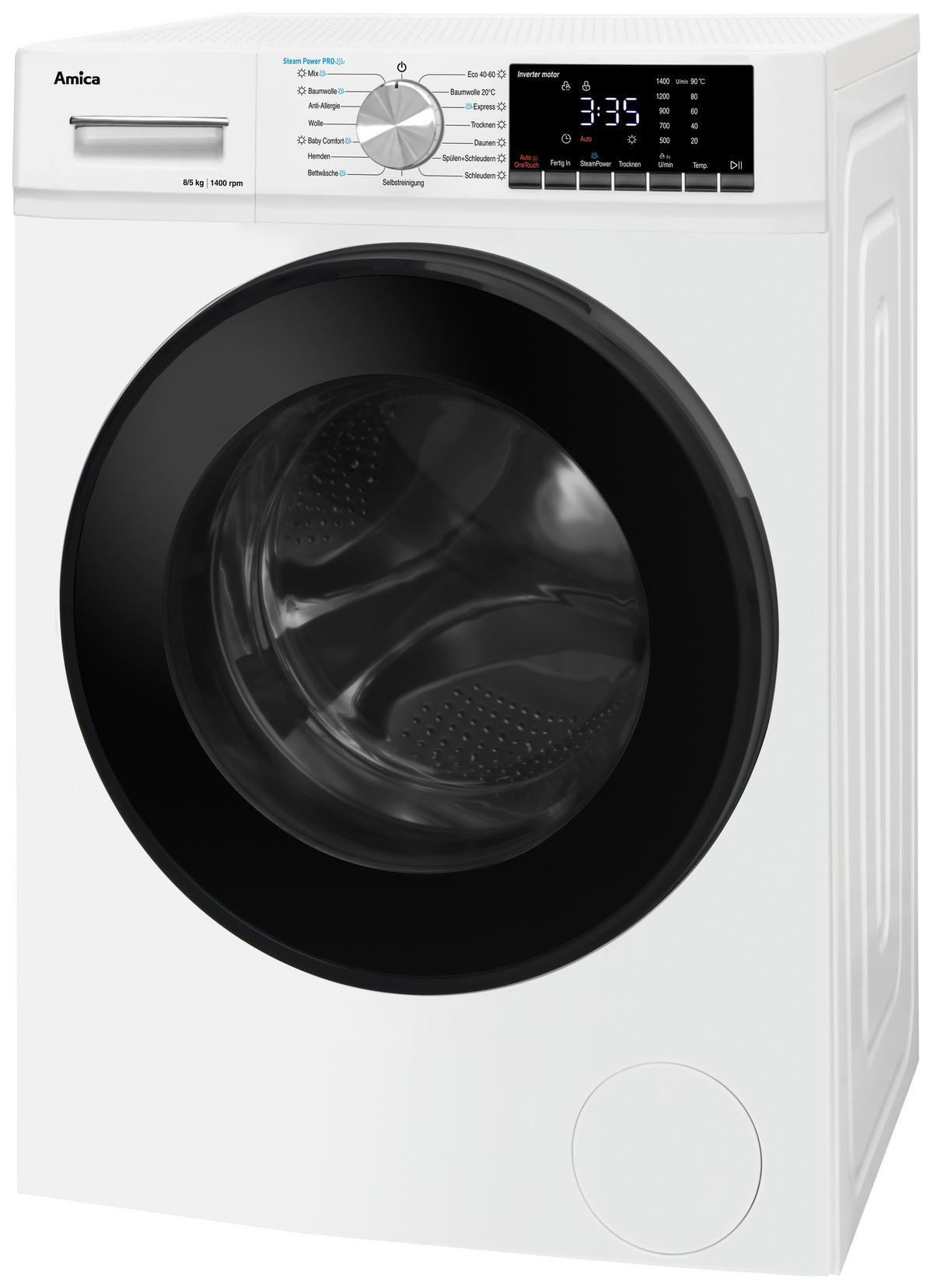 WASCHTROCKNER WAT 404 600  - Weiß, Basics, Kunststoff/Metall (60,0/84,7/45,7cm) - Amica