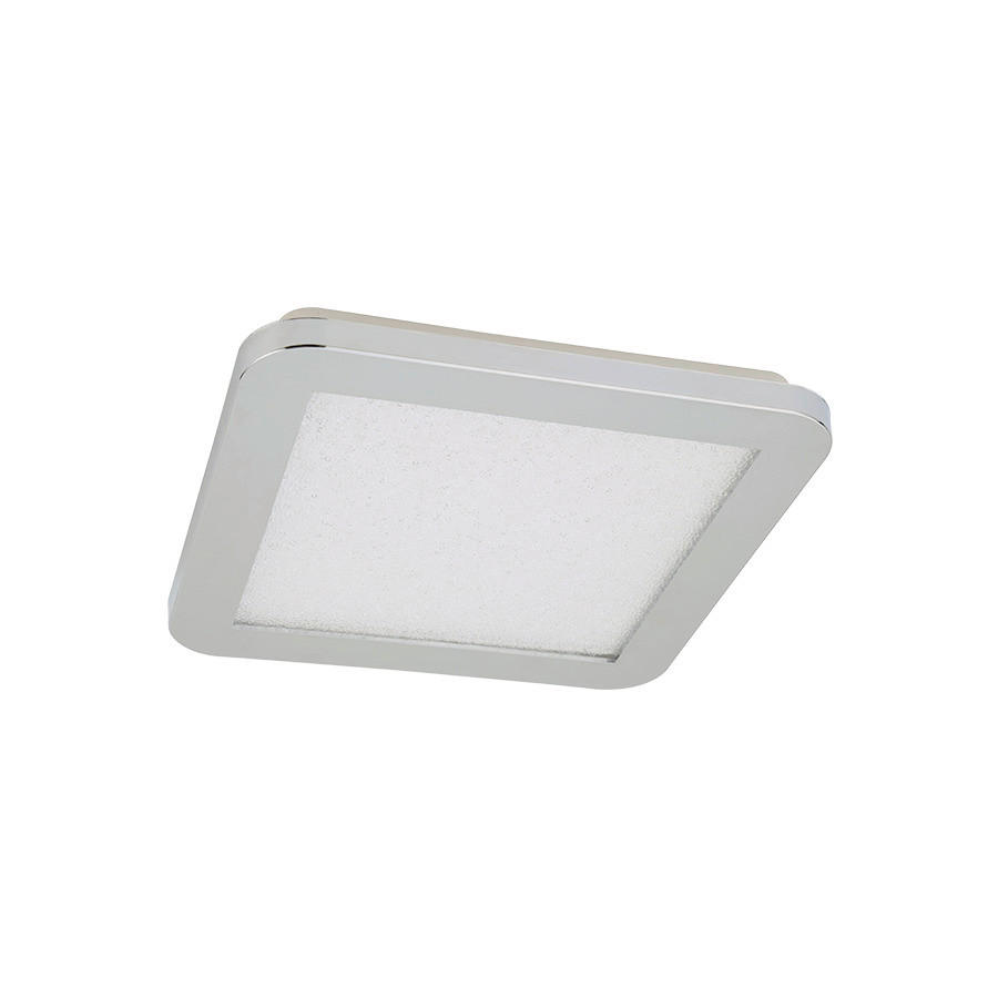 PLAFONIERĂ PENTRU BAIE - culoare crom, Basics, plastic/metal (30cm)