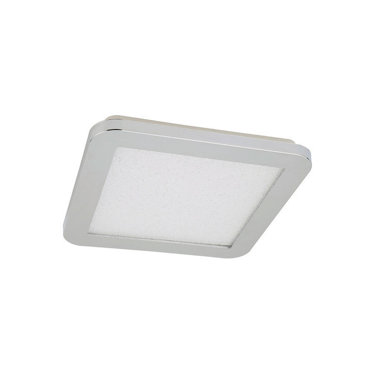 PLAFONIERĂ PENTRU BAIE - culoare crom, Basics, plastic/metal (30cm)