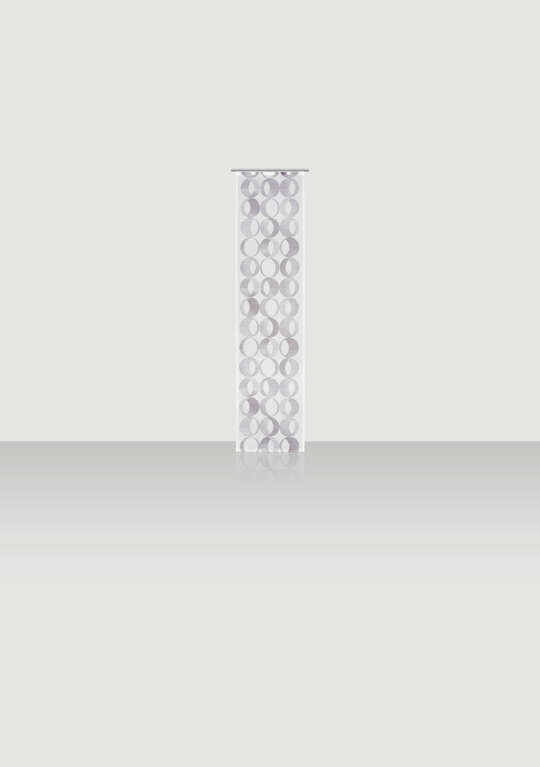 FLÄCHENVORHANG   halbtransparent  60/245 cm   - Silberfarben, LIFESTYLE, Textil (60/245cm) - Novel