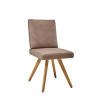 STUHL in Holz, Textil Eichefarben, Hellbraun  - Hellbraun/Eichefarben, Design, Holz/Textil (46/94/58cm) - Dieter Knoll