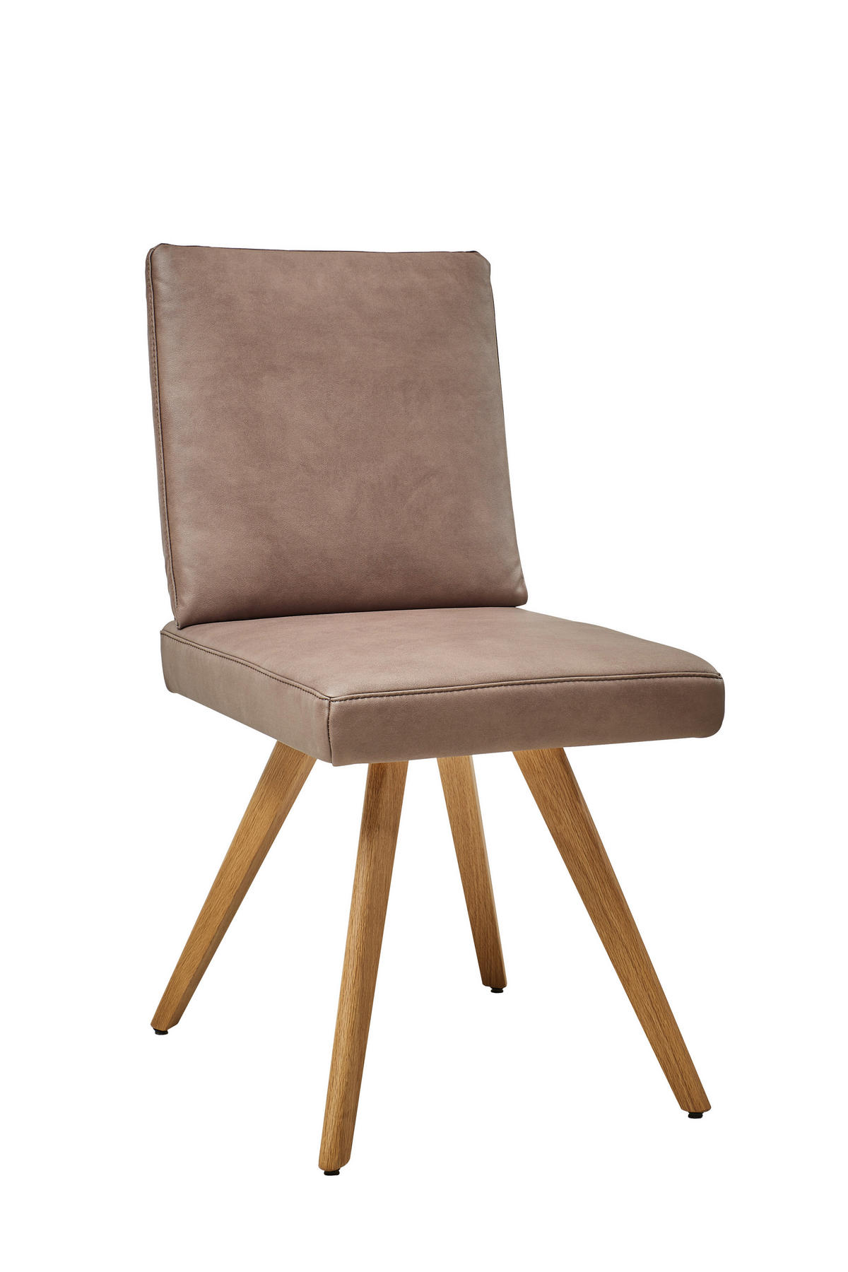 STUHL in Holz, Textil Eichefarben, Hellbraun  - Hellbraun/Eichefarben, Design, Holz/Textil (46/94/58cm) - Dieter Knoll