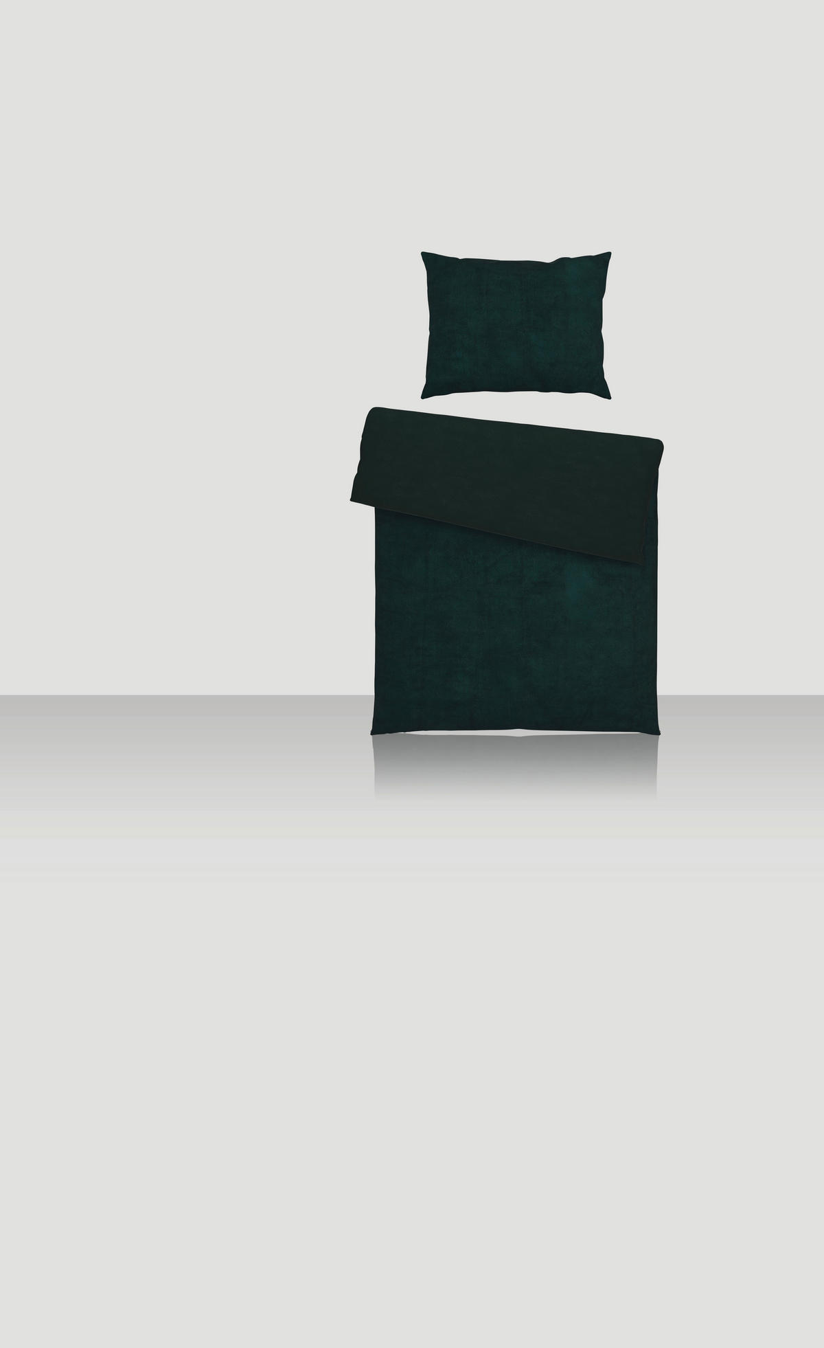 POSTELJINA - tamno zelena, Basics, tekstil (140/200cm) - Esposa