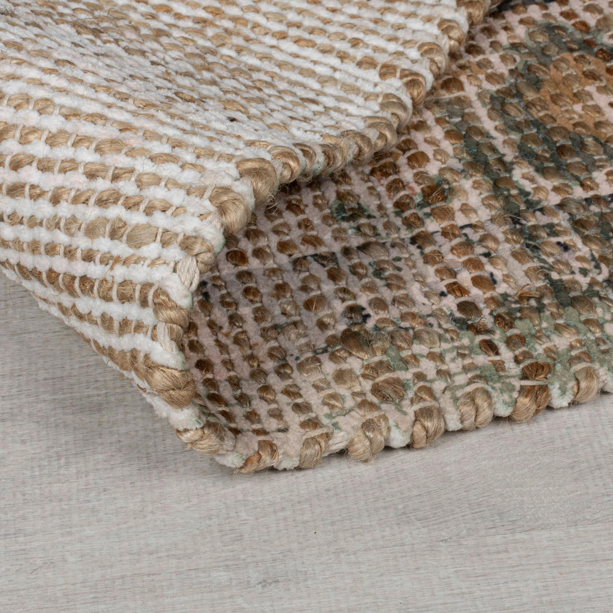 JUTETEPPICH 80/150 cm Nadya Jute Grün  - Grün, Basics, Textil (80/150cm)