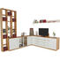 WOHNWAND in Weiß, Eichefarben, Sandfarben - Sandfarben/Edelstahlfarben, Design, Glas/Holz (269,6/250/48,7cm) - Invivus WOHNWAND in Weiß, Eichefarben, Sandfarben - Sandfarben/Edelstahlfarben, Design, Glas/Holz (269,6/250/48,7cm) - Invivus