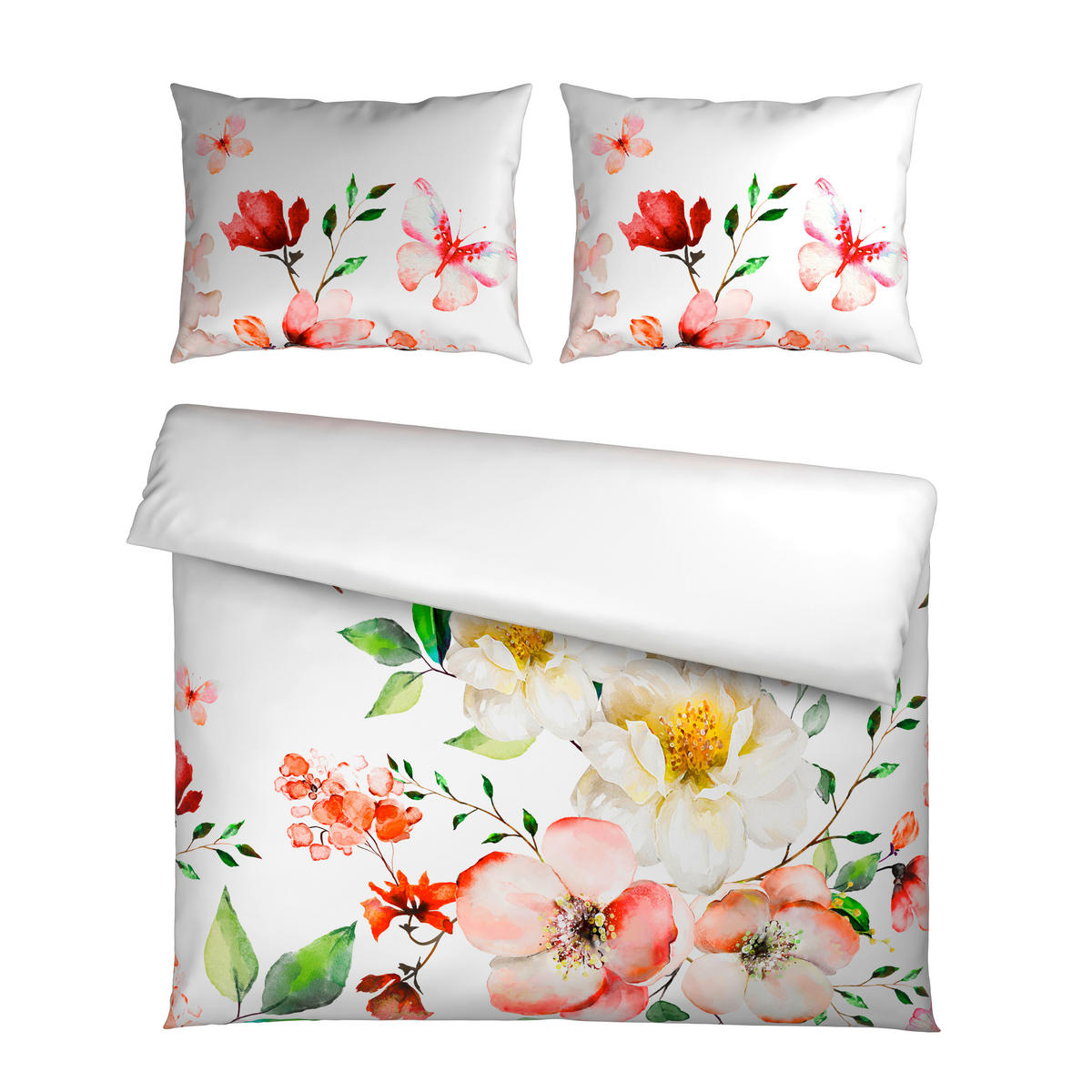 POSTELJINA SA DVA LICA 200/200 cm saten višebojna  - višebojna, tekstil (200/200cm) - Esposa