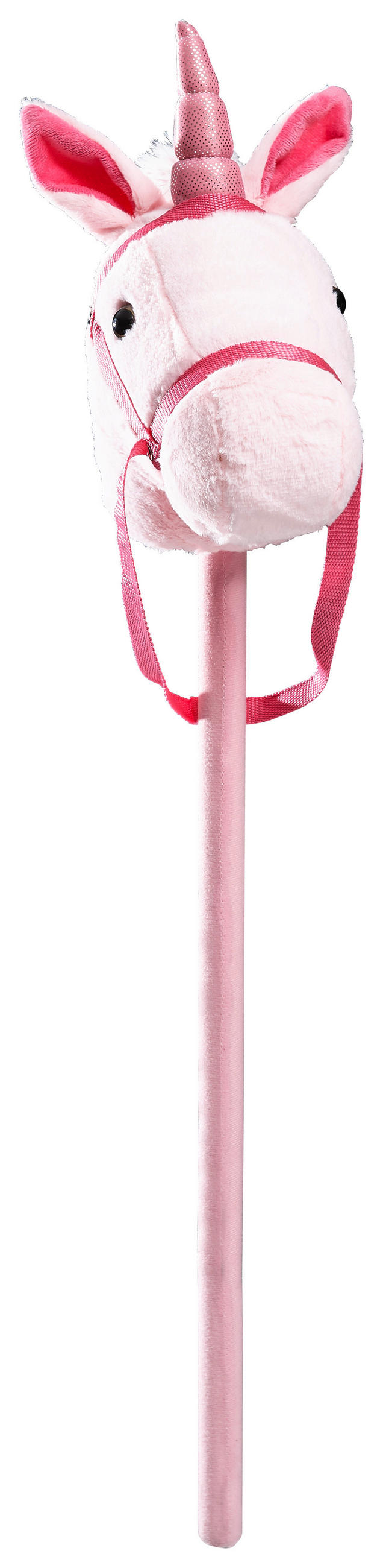 STECKENPFERD - Rosa, Basics, Kunststoff/Textil (80cm) - My Baby Lou