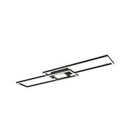 LED PLAFONJERA - crna, Osnovno, metal (110/7/21cm)