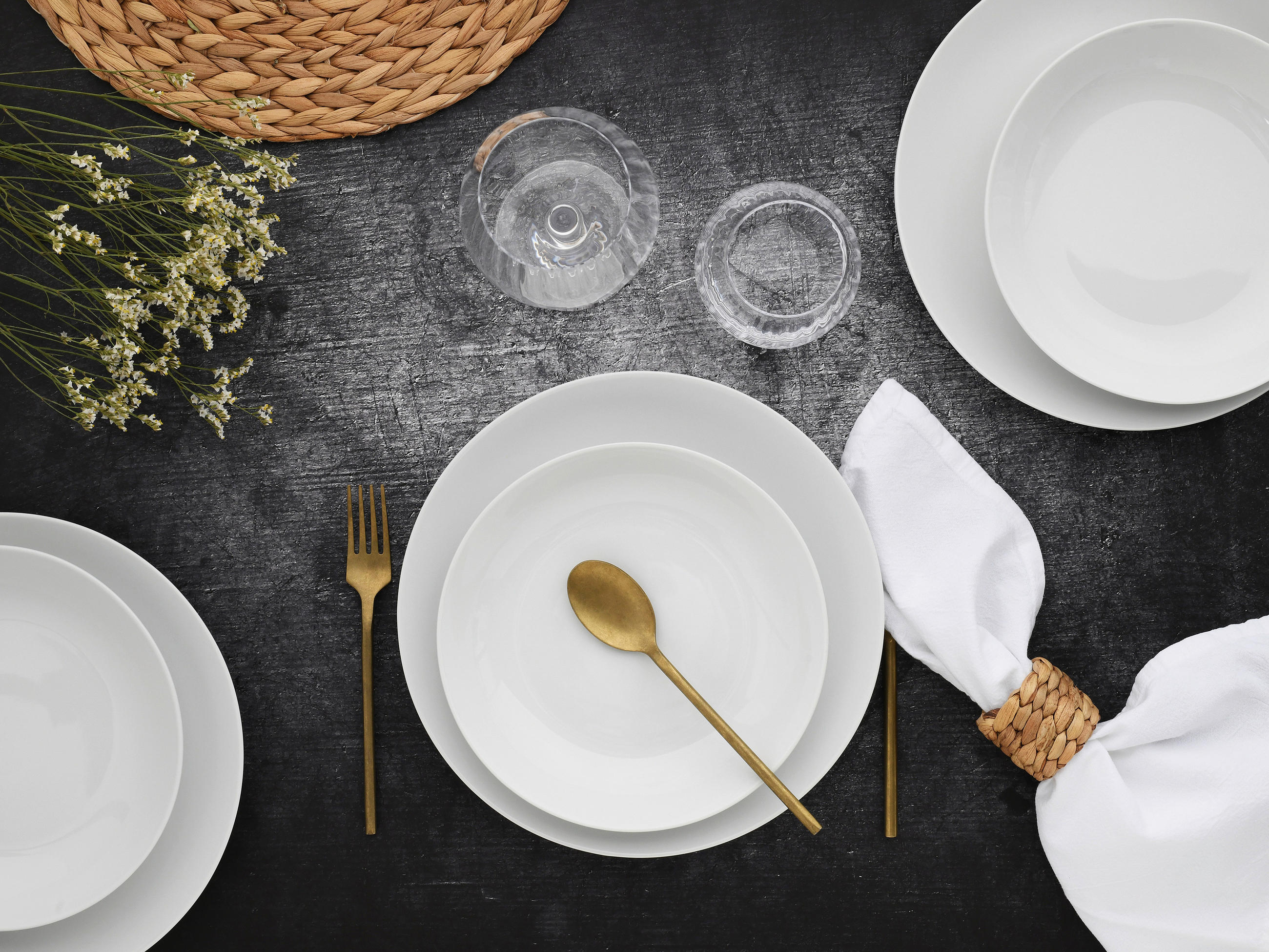 KOMBISERVICE Weiß 80-teilig 8 Personen  - Weiß, Basics, Keramik (57/48/35cm) - Creatable