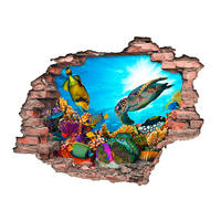 WANDTATTOO  - Multicolor, Design, Kunststoff (50/70/0,10cm) - Euroart
