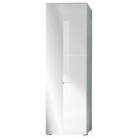 GARDEROBENSCHRANK 60/198/40 cm  - Weiß, Basics, Glas/Holzwerkstoff (60/198/40cm) - Xora