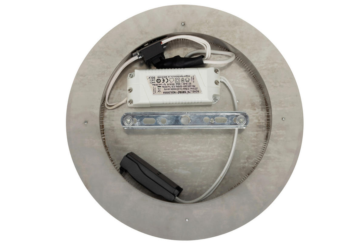 Plafonieră Cu Led 18 W  30/9,5 cm    - străveziu, Konventionell, sticlă/metal (30/9,5cm) - Glandor