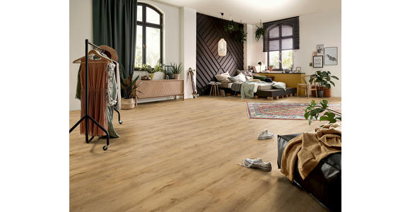LAMINATBODEN Eiche Alpbach  per  m² - Eichefarben, KONVENTIONELL, Holzwerkstoff (138/19,3/0,9cm) - Venda