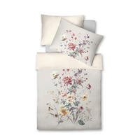 ÁGYNEMŰHUZAT-GARNITÚRA 140/200 cm  - olívazöld/világos rózsaszín, Basics, textil (140/200cm) - Fleuresse