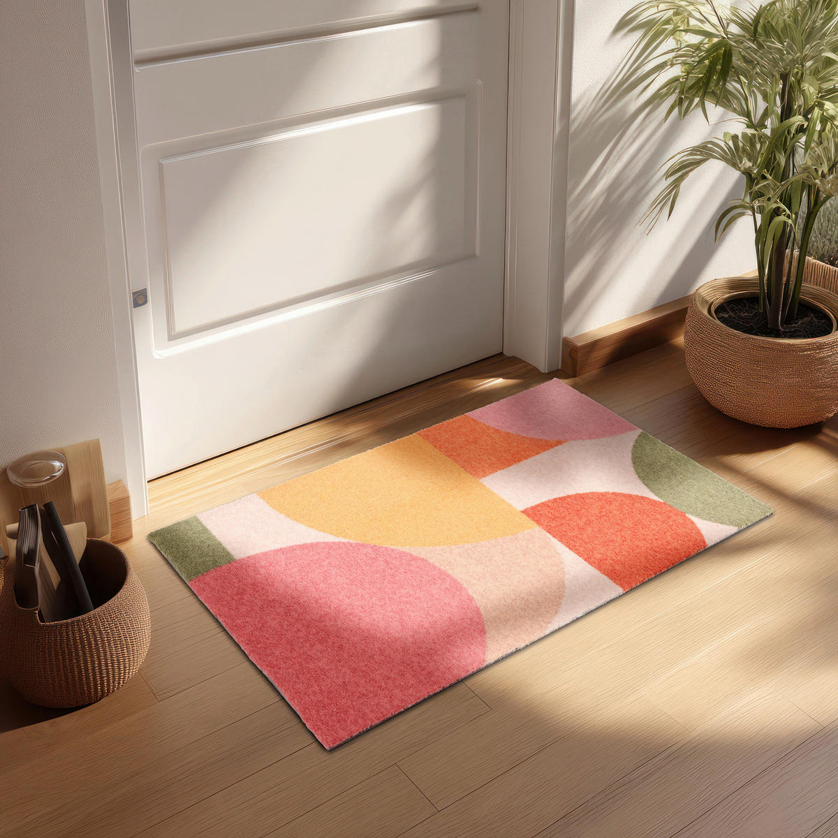 FUßMATTE  66/110 cm  Multicolor  - Multicolor, Basics, Kunststoff/Textil (66/110cm) - Astra