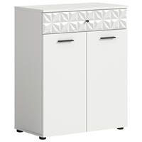 UNTERSCHRANK 70/85/34 cm   - Schwarz/Weiß, MODERN, Holzwerkstoff/Kunststoff (70/85/34cm) - MID.YOU