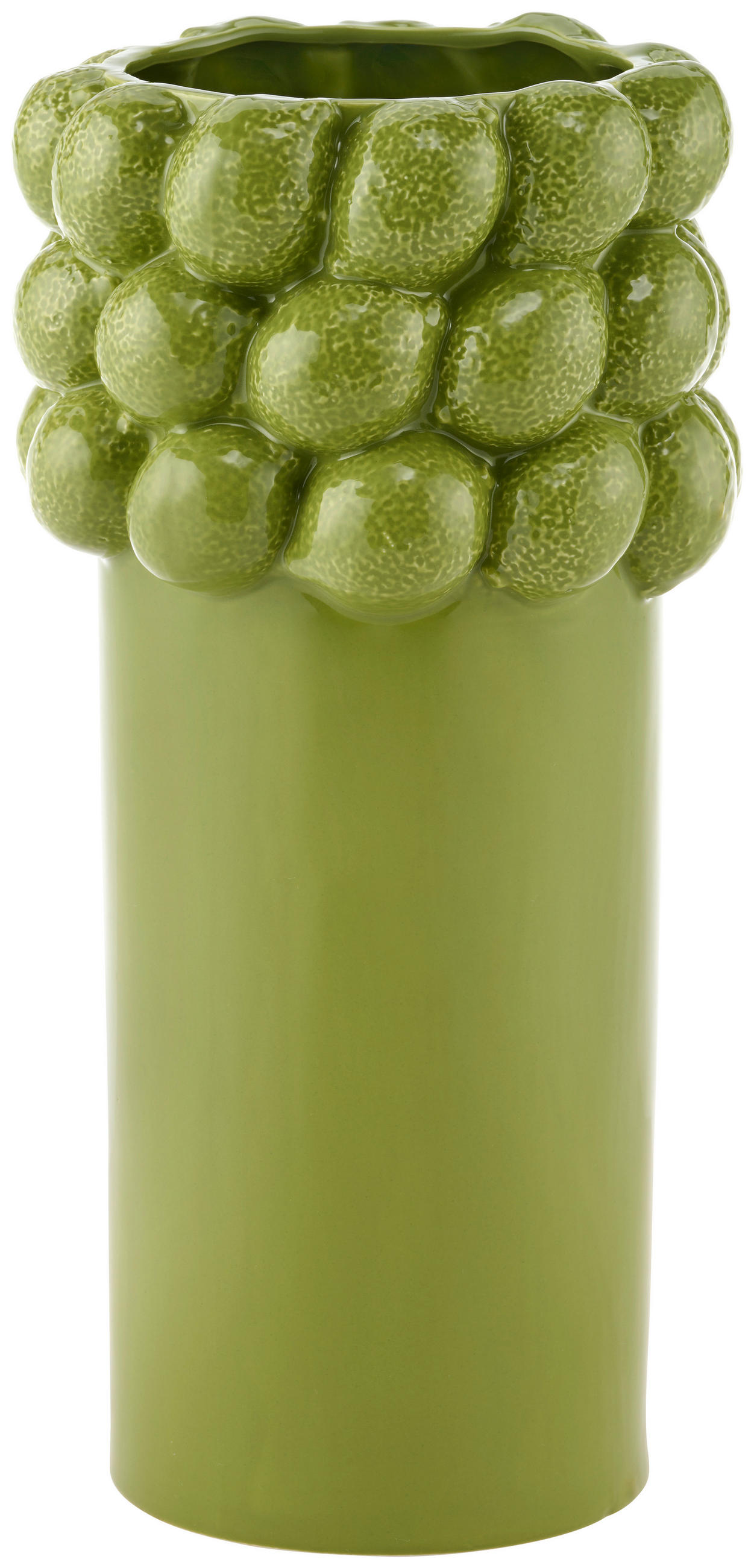 VASE 35 cm  - Grün, LIFESTYLE, Keramik (19/35cm)