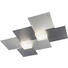 LED-DECKENLEUCHTE - Alufarben, Design, Metall (38,5/33,0/5,2cm)