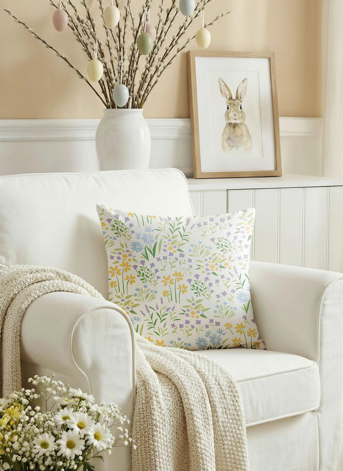 DEKORAČNÍ POLŠTÁŘ 40/40 cm - vícebarevná, Design, textil (40/40cm) - Esposa