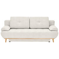 SCHLAFSOFA Flachgewebe Beige  - Beige/Naturfarben, Design, Holz/Textil (200/71/95cm) - Livetastic