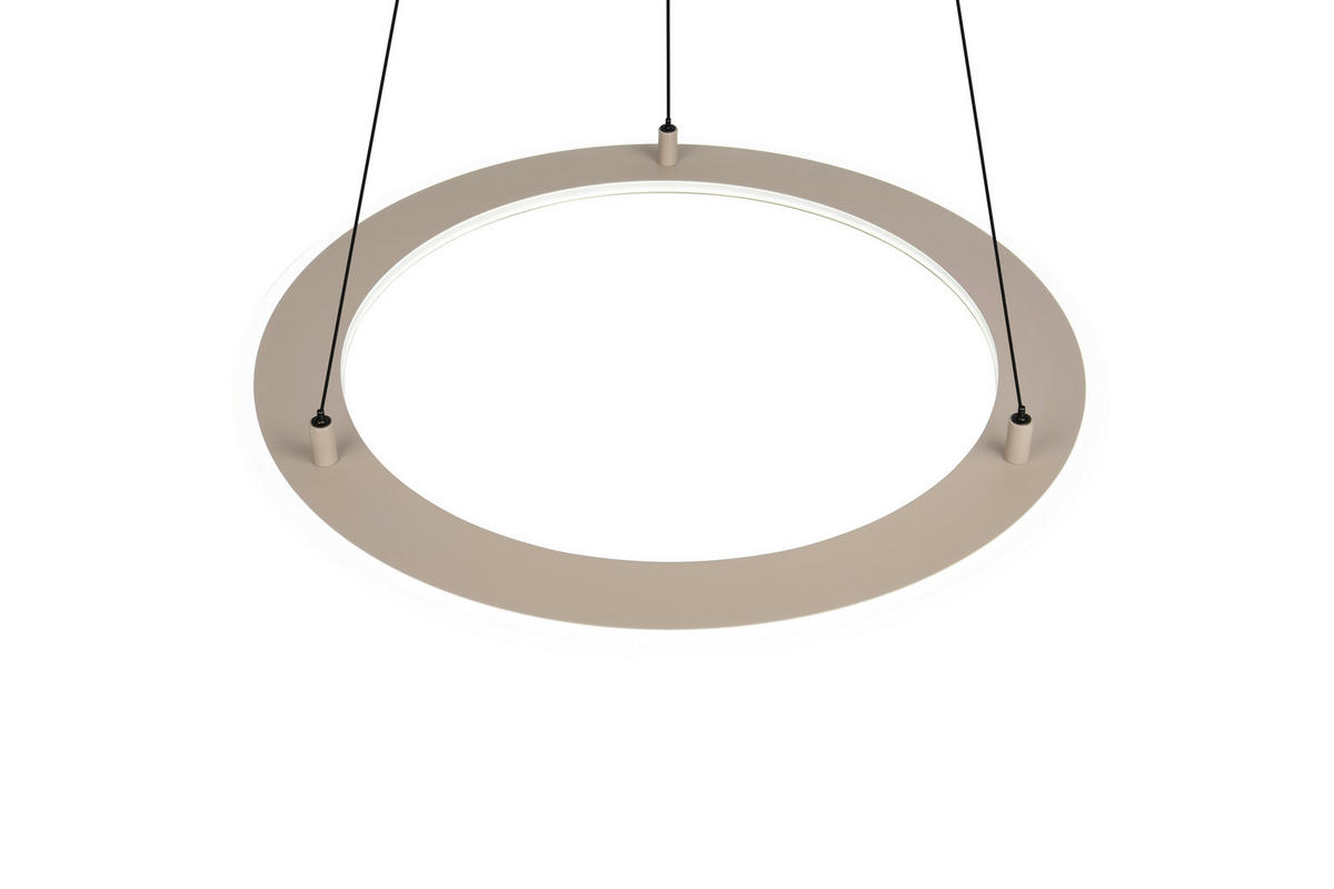 LED-HÄNGELEUCHTE 72,5/180 cm  - Beige/Grau, Design, Metall (72,5/180cm) - Trio Leuchten