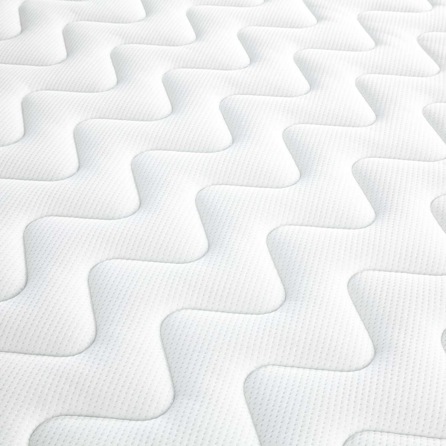 Thumbnail - home24 Boxspringbett, Anthrazit, Textil, H3, 7-Zonen, Höhe ca. 24 cm, 140x220 cm, gepolstertes Kopfteil, Topper durchgeh...